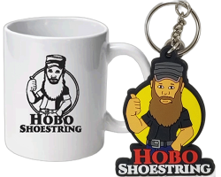 Shoestring Coffee Mug and Keychain