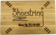Shoestring's Tagged Cutting Board